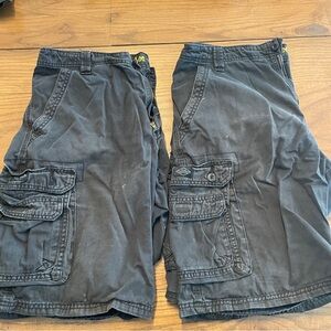 Lee Size 36 Cargo Shorts Light Black 2-pack